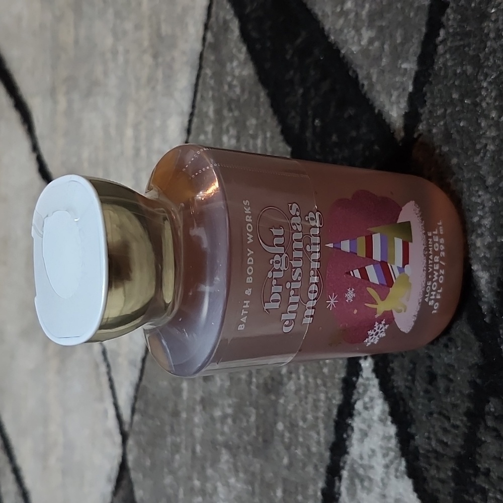 BATH & BODY WORKS BRIGHT CHRISTMAS MORNING ALOE+VITAMIN E SHOWER GEL 22 HOLIDAY